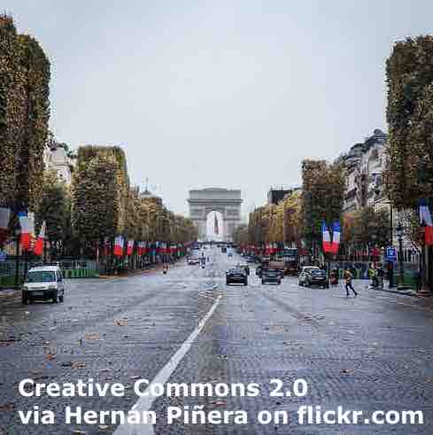 A massive dictation event takes over the iconic Champs-Élysées in