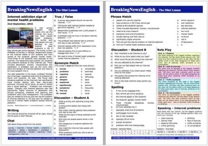 A 2-Page Mini-Lesson - First Lady