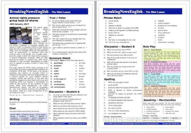 A 2-Page Mini-Lesson - Pressure Groups