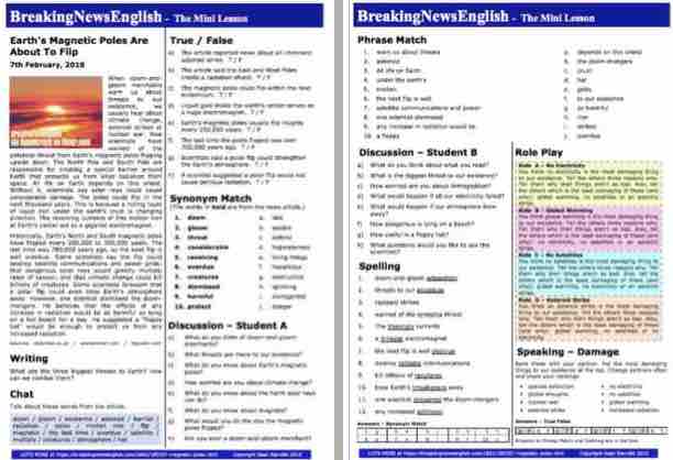 A 2-Page Mini-Lesson - Magnetic Poles