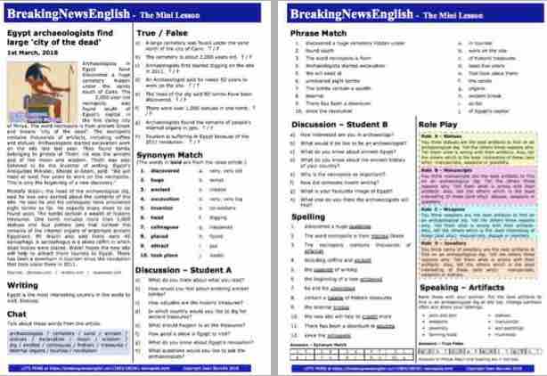 A 2-Page Mini-Lesson - Necropolis