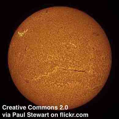 ESL lesson on scientists recording the sounds of the Sun.