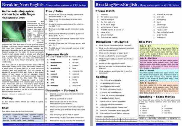 A 2-Page Mini-Lesson - ISS