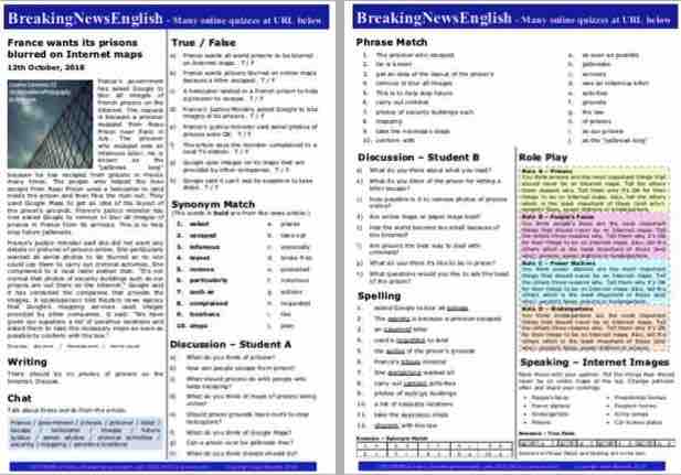 A 2-Page Mini-Lesson - Prisons