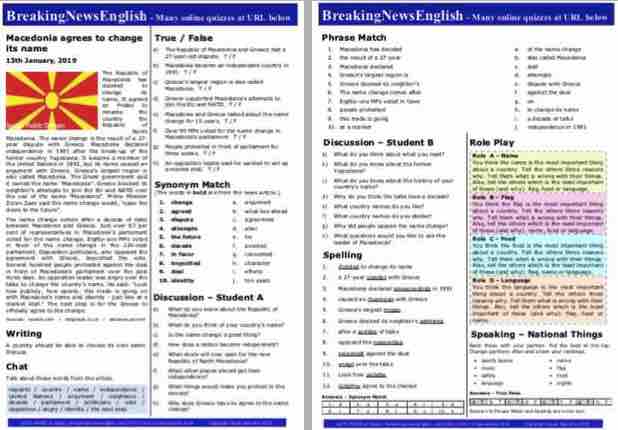 A 2-Page Mini-Lesson - Macedonia