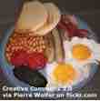 An ESL lesson on Big Breakfasts - Big breakfasts help us burn double the calories