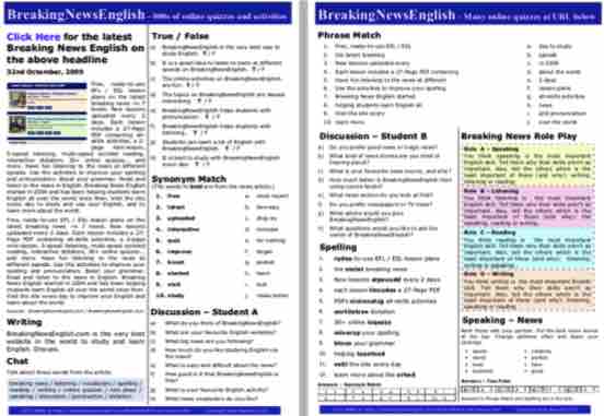 A 2-Page Mini-Lesson - Big Breakfasts